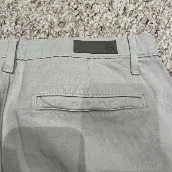 AG Adriano Goldschmied The Caden Tailored Trouser Sz 27 Tan Khaki Career Casual - Picture 4 of 6